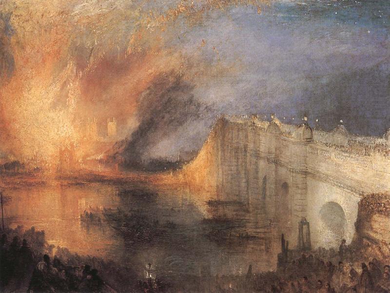 J.M.W. Turner The Burning of the Houses of Parliament china oil painting image